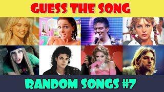 Guess the 50 Random Songs (Part 7) | Music Quiz