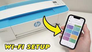 How to Setup HP DeskJet 3755 Printer Using Wi-Fi - iPhone & Android