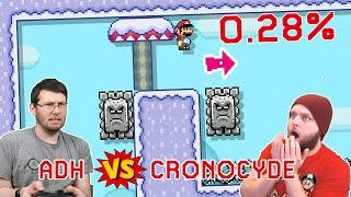 ADH vs Cronocyde's Kaizo Level | Super Mario Maker 2