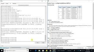 6.2.3.6 Packet Tracer -  Configuring Multiarea OSPFv2