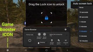 ADJUSTING - Drag the Lock icon to unlock