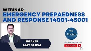 Webinar On Implementation of Emergency Preparedness And Response Clause ISO 14001 45001 & ISO 22000