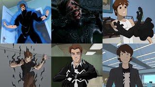 All Black Suit Spider-Man Transformations (Film & TV)