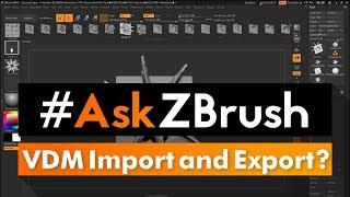 #AskZBrush: “How can I import and export Vector Displacement Maps for sculpting?”