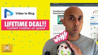 Video to Blog Converter (That Works!) - Crazy Lifetime Deal on AppSumo