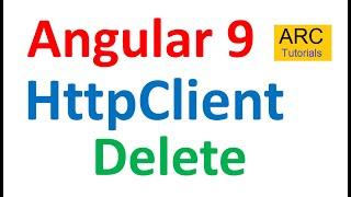 Angular 9 Tutorial For Beginners #63- HTTP DELETE