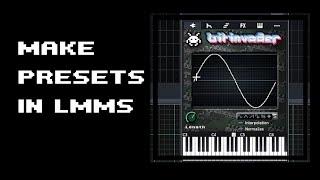 How to Make and Save Presets in LMMS - Load Instrument Presets Like a Boss