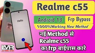 Realme C55 Frp Bypass Android13|Realme(RMX-3710) New Method Google Account unlock Without Pc 1000%Wk