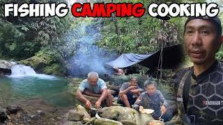 Fishing Camping Catch And Cooking In The Jungle