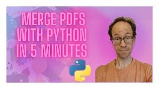 Merge PDFs with Python in 5 minutes