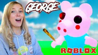 My PB and J Plays Roblox George Piggy! My PB and J Mom ESCAPES!!!