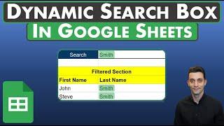 Google Sheets - Dynamic Search Box Creation | One or Multiple Columns