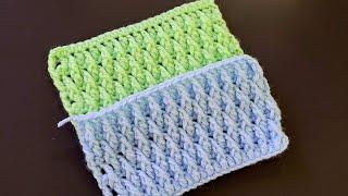 Easy crochet stitch.Textured crochet stitches Узор крючком