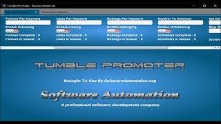 Tumble Promoter - Main System Functions