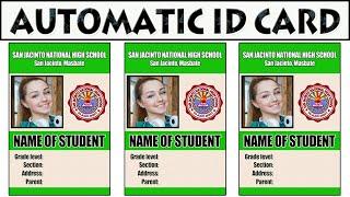 Automatic ID Cards in Microsoft Word