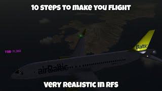 10 Steps to make your flight experience very realistic | Part 1 | RFS Real Flight Simulator