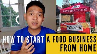 How to start a food business from home UK