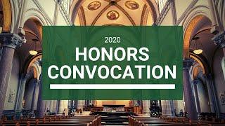 2020 Honors Convocation: President's Award