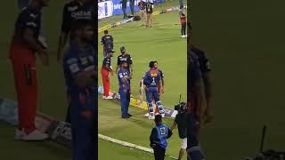 Virat Kohli vs Gautam Gambhir fight(RCBvsLSG) #shorts#viratkohli #shortvideo