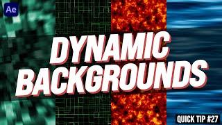 DYNAMIC After Effects Backgrounds | Adobe After Effects Tutorial