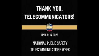 National Public Safety Telecommunicators Week 2023