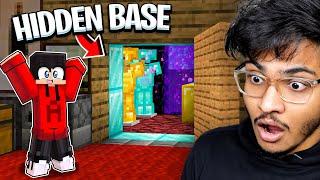 I MADE A SECRET HIDDEN BASE | MINECRAFT PART 13