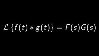 Proof of the Convolution Theorem :: Laplace Transforms