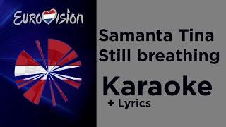 Samanta Tina - Still breathing (Karaoke) Latvia  Eurovision 2020