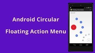 Android Studio Tutorial - Circle Menu
