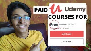How To Get Paid Udemy Courses for FREE with CERTIFICATE in 2020?! | Lifetime Access!