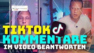 ⌨️TikTok Kommentare mit Video beantworten! | #FragDenDan