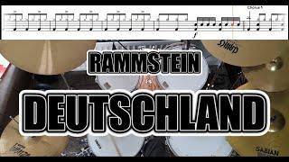 Rammstein - Deutschland - Drum Cover With SHEET MUSIC