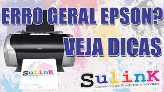 Erro Geral Epson? Pode ser só Lubrificação, veja o vídeo - #SULINK