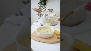 Freej Swaileh Style Chicken Corn Soup