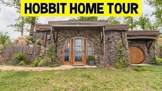LUXURY LORD OF THE RINGS HOBBIT HOME! (Full Earth House Airbnb Tour)