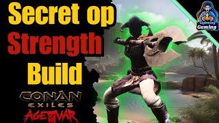 Conan exiles age of war chapter 4 OP strength build 2024