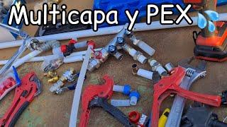 ‍Empezando a trabajar con Multicapa y PEX. #fontanería_básica