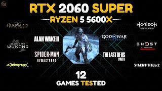 RTX 2060 Super + Ryzen 5 5600x : Test in 12 Games