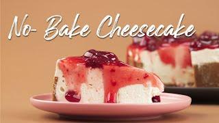 NO BAKE CHEESECAKE | Baking Simpol