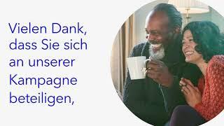 Vielen Dank, dass Sie sich an unserer Kampagne beteiligen.