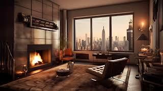 Dieselpunk New York City Highrise Condo - Art Deco Chill Beats