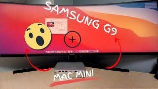 M1 Mac Mini & Samsung Odyssey G9 | ULTIMATE MAC (How-To) Set - Up | #apple #samsung