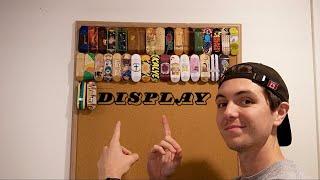 DIY Fingerboard Deck Display! SUPER EASY!