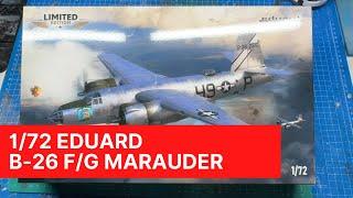 Eduard 1/72 B-26 F/G Marauder: A look inside the box