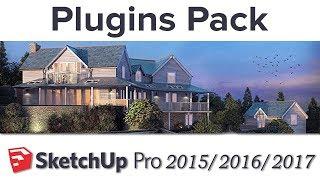 Plugins Pack for Sketchup Pro 2015, 2019 (Download and install - Yüklə və quraşdır)
