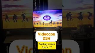 Videocon d2h dish receiver stuck on booting screen | #todiscoverworld #shorts #video