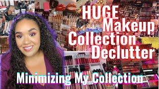 HUGE Makeup Declutter 2021|Makeup Storage & Organization|ASMR|Chatty Makeup Declutter|Tasha St James