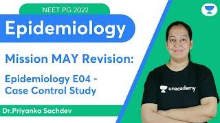 Mission May Revision: Epidemiology E04 -Case Control Study | Let's crack NEET PG | Dr.Priyanka