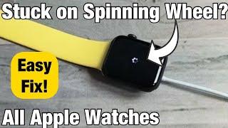 All Apple Watches: Stuck on Spinning Wheel? Try this First!