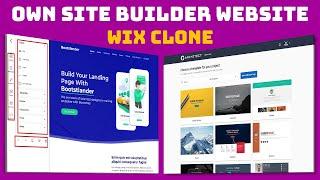 Wix Clone Script Development | How to Make Online Website Builder Landing Page Software